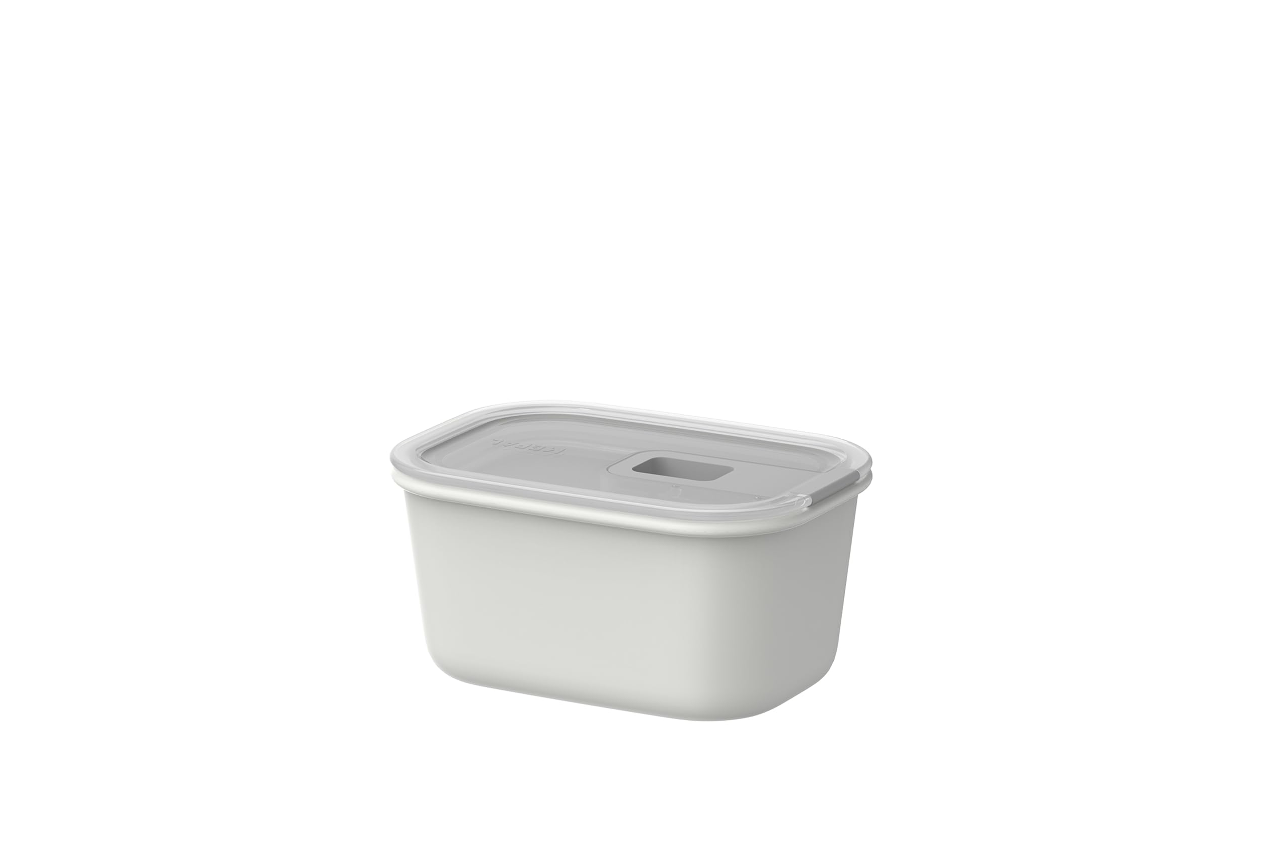 Mepal - Food Container EasyClip - Bowl with lid & sliding closure - Suitable for microwave, steam cooker, refrigerator, and freezer - Airtight & leak-proof - 450 ml - Nordic white