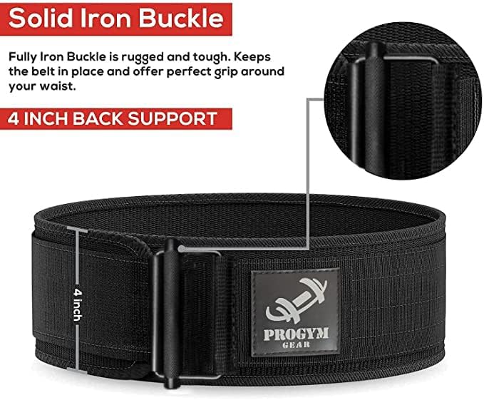 Miniatura 5 de Cinturón de levantamiento de pesas autobloqueante con correas, cinturón de levantamiento de pesas premium para fitness funcional serio,
