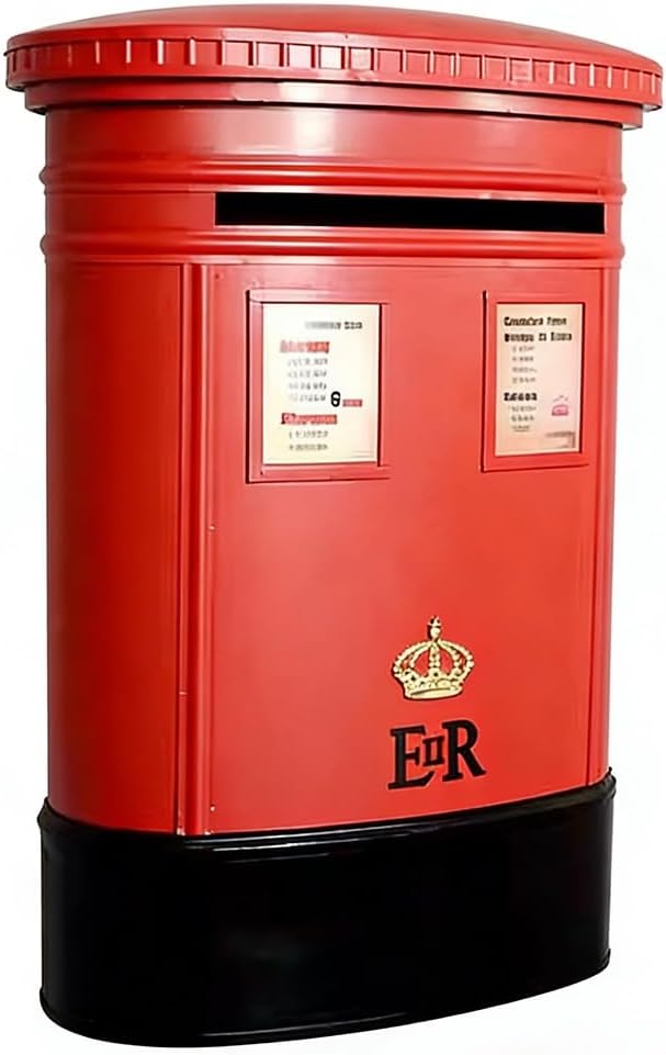 Morden Mailbox, Large Capacity Letter Box with Slot for Outside, Heavy Duty, Weather Resistant, Security Mail Box for Home Or Apartment(Blue)