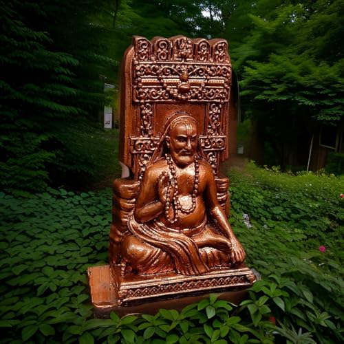 Image of Handmade Sri Raghavendra Swamy,2.7. inches, 120 Grams, Pack of 1 Piece