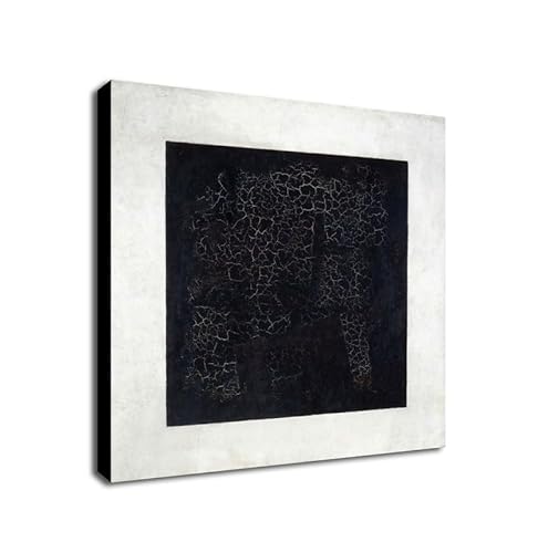 Black Square by Kazimir Malevich 1915 - Wrapped Framed Canvas