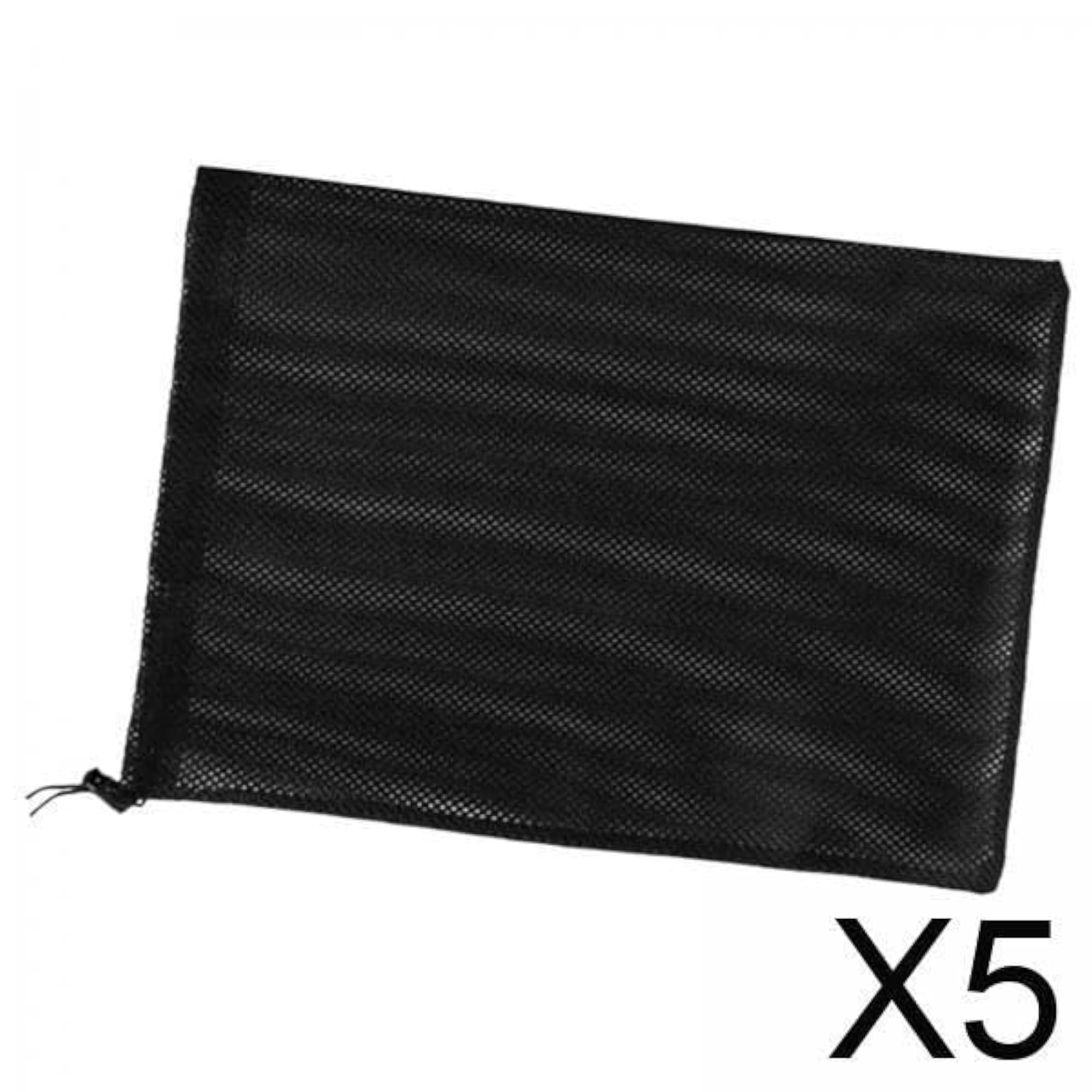 5xDrawstring Mesh Pouch for Swimming and Sports