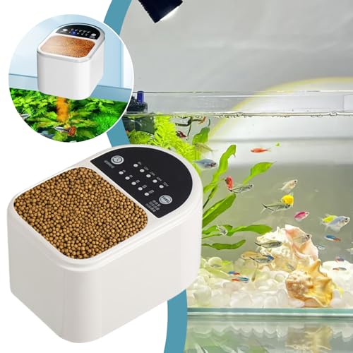 Alimentador automático de peces y dispositivo de alimentación inteligente para tanques 6