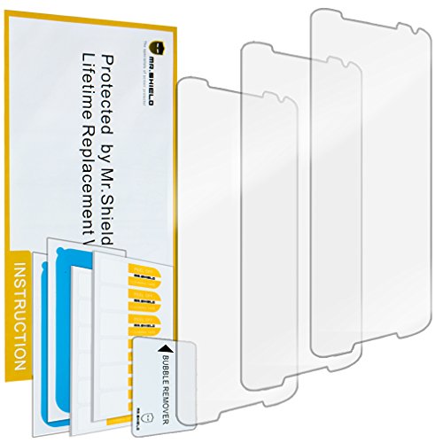 Mr.Shield Designed For Motorola Moto X (2nd Generation) Premium Clear Screen Protector [3-PACK] with Lifetime Replacement