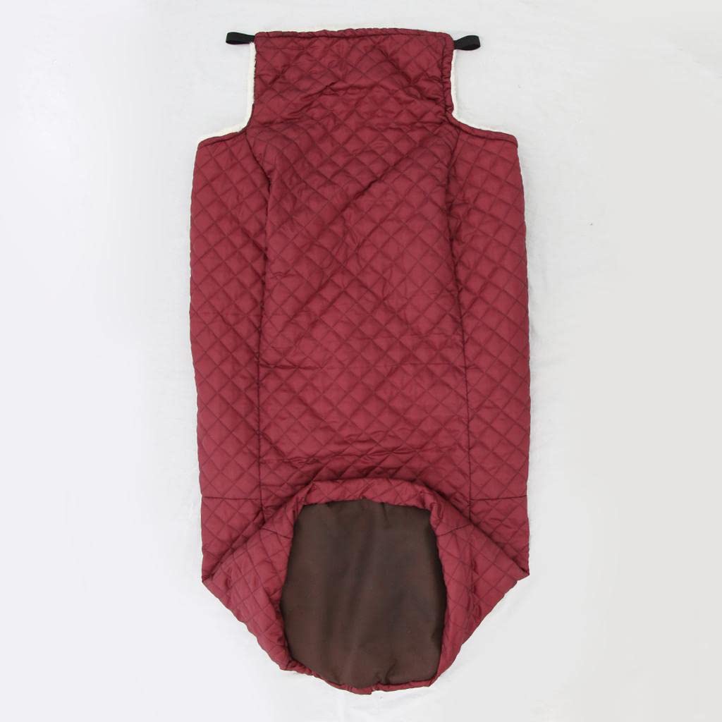 Winter Plüschgefütterte Rollstuhlsack Schlupfsack Regenschutz Geeignet für ältere Menschen