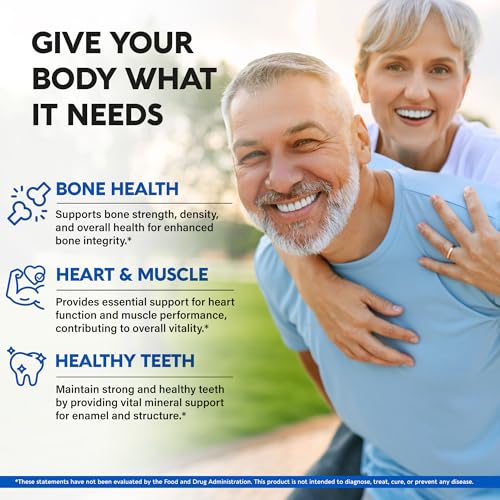 Calcium 1200 mg with Vitamin D3 - Calcium Citrate Supplements for Women & Men - Bone Health, Strength & Density - High Absorption & Slow Release - Lab Tested, Made in USA - 180 Tablets, 60 Days Supply - Image 4