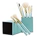 Produktbild amoore Make Up Pinsel Pinselset 8Pcs Make Up Pinsel Sets Make Up Buersten mit der PU Leder Pinsel Eimer Mintgrün