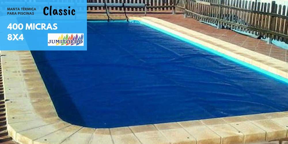 Jumitoldo Manta TÉRMICA para Piscinas Classic 400 micras (8x4 ...