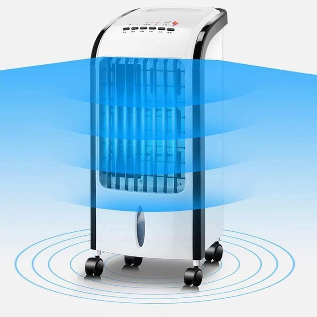 Evapative Coolers Home Leafless Fan Air Conditioning Fan Single Cold Remote Control Household Small Air Cooler Cooling Fan Cold Air Fan Add Water Small Air Conditioner Household Energy S