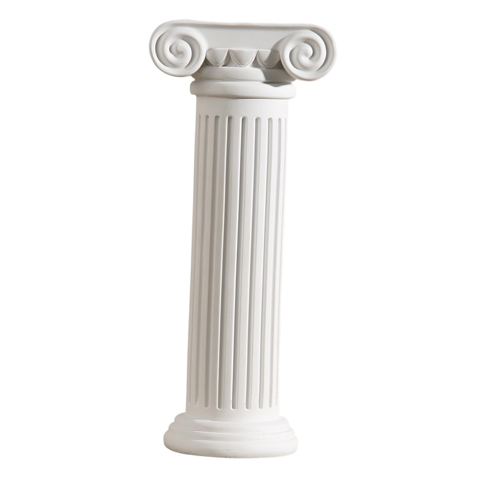 TWISAXC Inspiring Greek Column Vase Roman Pillar Flower Pot Table Centerpiece Display Holder for Creative Bud Filler Decoration Display Holder Flowerpot Statue Office Decoration