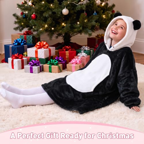 Image of Catalonia Oversized Hoodie Blanket Sweatshirt, Comfortable Sherpa Giant Pullover with Large Front Pocket for Adults Men Women Teenagers Wife Girlfriend