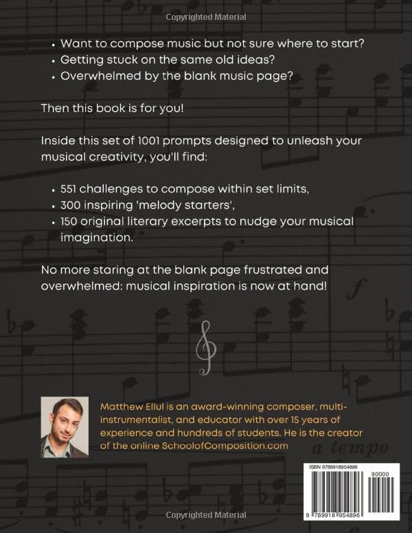 1001 Music Composition Prompts: Unleash Your Creativity and Beat the Blank Page - Image 2