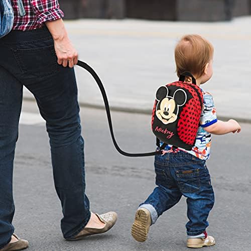 Minnie Mouse Toddler Backpack with Reins, Mickey Mouse Reins Toddler