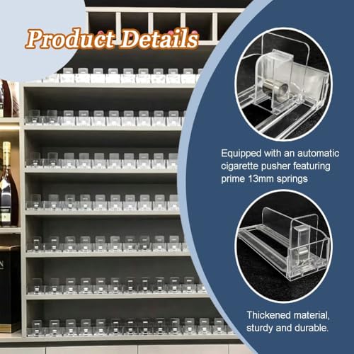Étagère de vente au détail de tabac à poussoir automatique fluide - 5