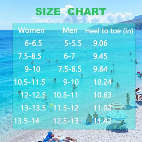 Water Shoes for Women Men Slip-on Barefoot Aqua Yoga Socks for Swim Pool Beach Surf River3