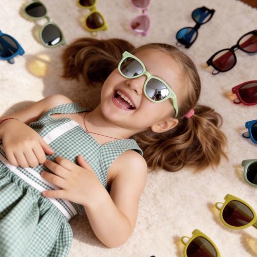 Image of EYEBUDDY Kids Toddler Sunglasses Age 2-4 /3-5 Boys Girls Polarized UV Protection Sun Glasses for Age 2-8