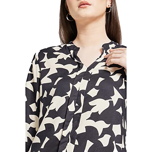 Image of STOP by Shoppers Printed Viscose Formal Wear Women's Top