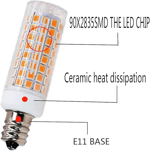 Miniatura 3 de Bombilla LED e11 equivalente a 100 W, regulable, blanco cálido, paquete de 4