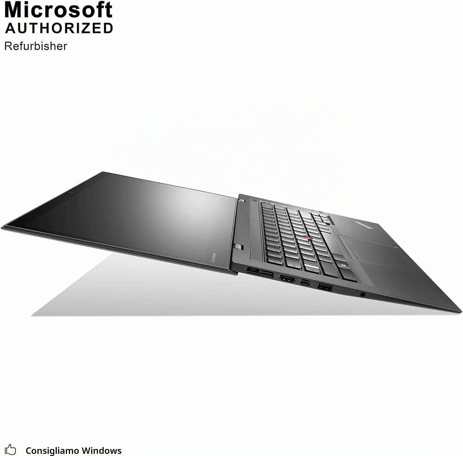 Lenovo ThinkPad x1 Carbon Gen 4 Ultrabook, laptop FHD da 14 pollici, Intel Core i5-6200U, 8 GB RAM, SSD da 256 GB, tastiera USA, Windows 11 Pro (ricondizionato)