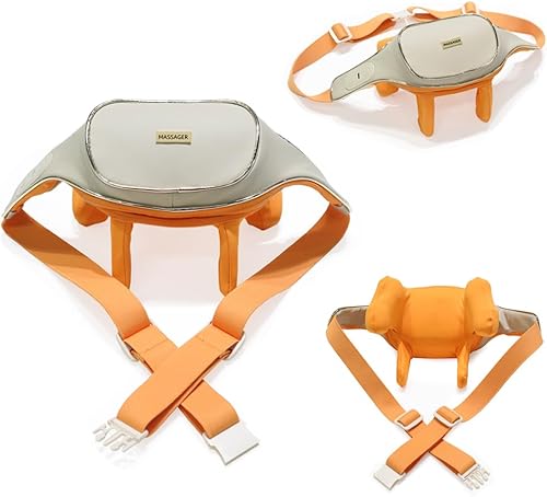 Miniatura 7 de Masajeador de cuello, masajeador shiatsu 5D inalámbrico para espalda, hombros y trapecio, masaje de amasamiento de tejidos con función de