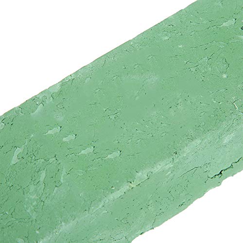Jadpes Pasta de polimento abrasiva, composto de polimento abrasivo, cera verde, 1 peça para entusias
