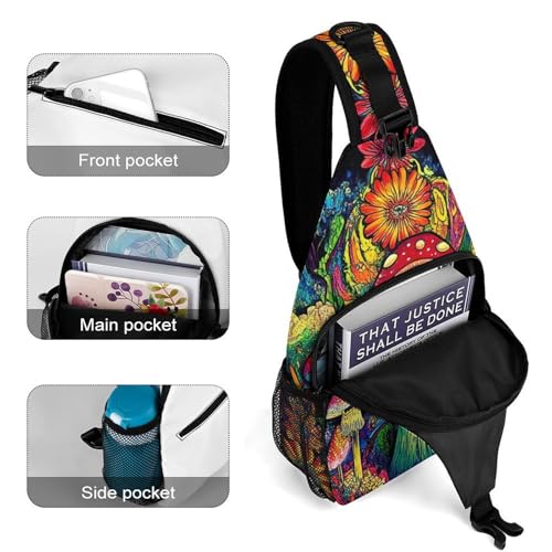 Morrales crossbody deportivos para hombre capacidad grande miniatura 4
