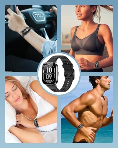 Correa deportiva de silicona para smartwatch Ganopterygon G128 miniatura 6