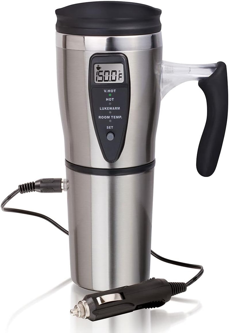 Heated Travel Mug-12v Digital