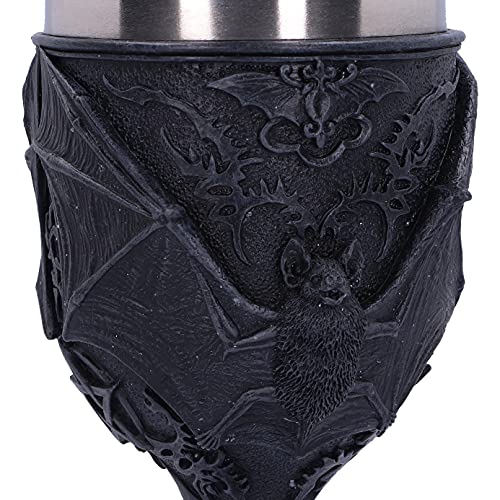 Nemesis Now Dark Fang Goblet Black Removable Stainless Steel Insert 18.5cm - Image 6