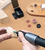 Vista 4 de HOTO Kit de Accesorios para Herramientas Rotativas, 60 Piezas de Accesorios, Lijado, Rectificado, Corte, Perforación, Afilado, Tallado, Grabado