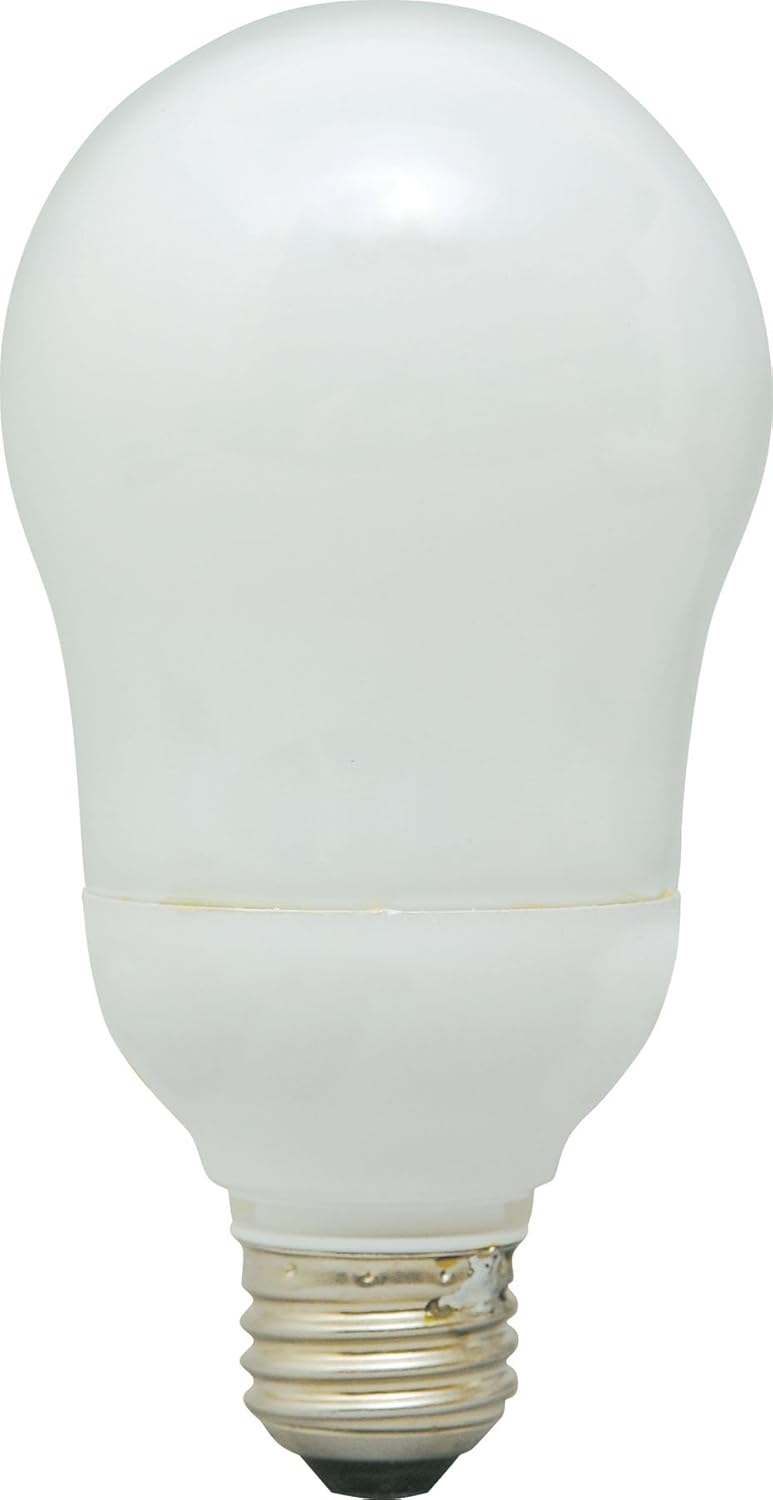 GE 89634 Energy Smart CFL 20-Watt (75-watt replacement) 1100-Lumen A19 Light Bulb with Medium Base, 1-Pack