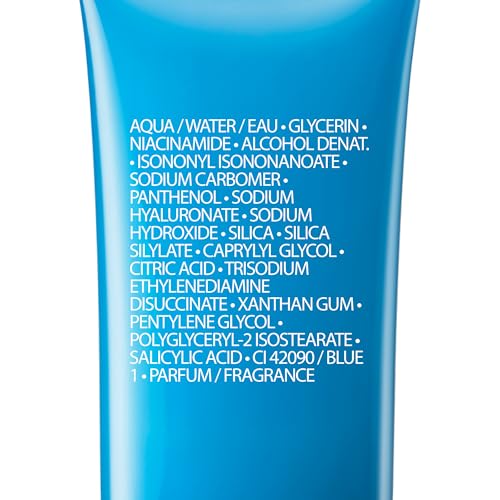 La Roche-Posay, Hyalu B5, Gel-en-Eau Lissant, Hydratant et Matifiant, Anti-Rides, Soin Visage, Enrichie en Acide Hyaluronique, Vitamine B5 et BHA, Tous Types de Peaux, 40 ml