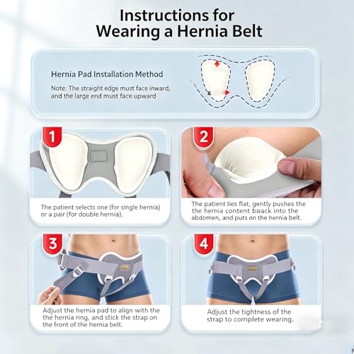 Faja para Hernia Inguinal Unisex Ajustable con Soporte miniatura 5