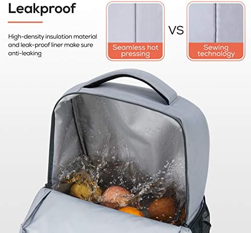 TOURIT Insulated Cooler Backpack Lightweight Backpack Cooler Bag Leak-Proof Backpack with Cooler for Men Women to Work, Picnics, Hiking, Camping, Beach, Park Day Trips, 25 Cans