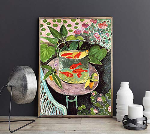 Peinture Matisse The Goldfish - Impression d'art haut de gamme Wallbuddy A1