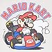 Nintendo Mario Kart Boys Varsity Bomber Jacket Zip-Up Super Mario Graphic Print Jacket for Kids and Toddlers Casual Fashion Coats (Tan, Size 10/12)
