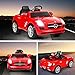 Costzon Ride On Car, Licensed Mercedes Benz SLS Battery Powered Electric Car for Kids w/Parental Remote Control, Lights, Music, MP3, Safety Belt, 4 Wheeler Cars to Drive for Boys Girls Gift (Red)
