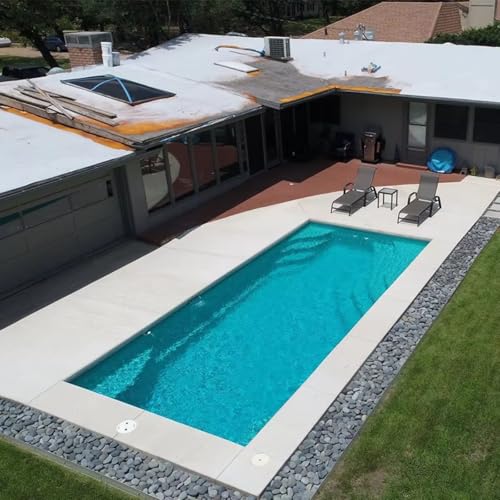 Piscina contenedor de lujo con diseño acrílico transparente - Estructura autoequilibrante, calefacción de bajo consumo, deshumidificador silencioso, instalación rápida, estilo moderno sin bordes