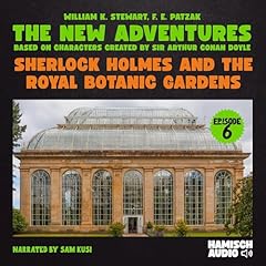 Diseño de la portada del título Sherlock Holmes and the Royal Botanic Gardens