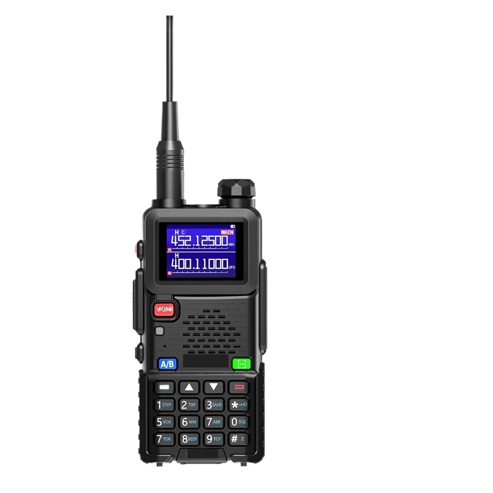 Walkie Talkie 10W 5RH de banda completa con cargador tipo C y antena de gran alcance 771