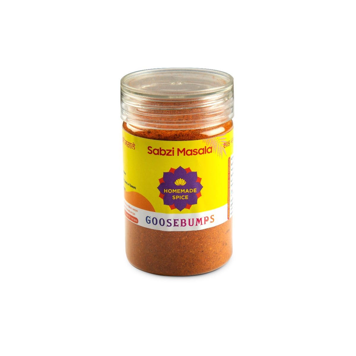 Goosebumps Homemade Sabzi Masala | Made with 10 Aromatic Spices | 100% Natural Ingredients | Ready to use | Artisanal & Authentic | Vegan Spice | No Bulking Agent, artifical colours or preservatives used | 90 GMS (B0CBKHY185) Amazon Price History, Amazon Price Tracker