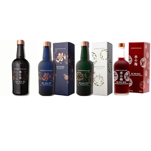 京都ジンとリキュール700ml×4種4本セット(季の美&勢&TEA&梅)≪京都蒸留所 酒 アルコール 洋酒 地酒 ギフト プレゼント お中元 ジャパニーズジン 高級 国産 スピリッツ 詰め合わせ 飲み比べ 辛口≫