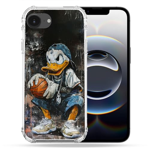 Coque Iphone 16e Street Art Donald Duck idéale pour le quotidien urbain