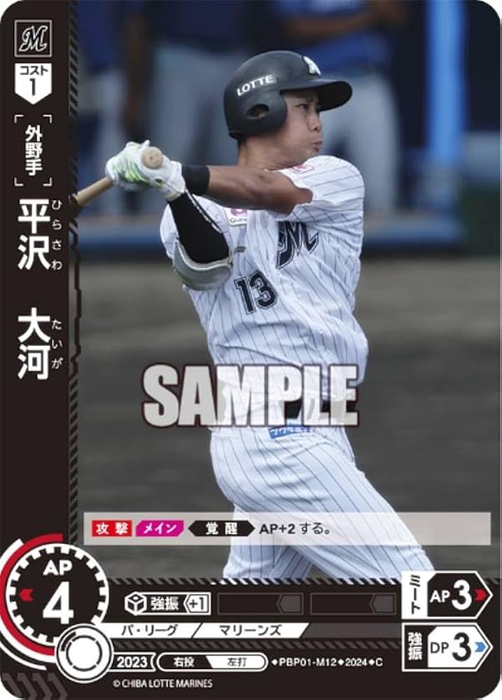 Amazon.co.jp: ドリームオーダー PBP01-M12 平沢 大河 千葉ロッテ