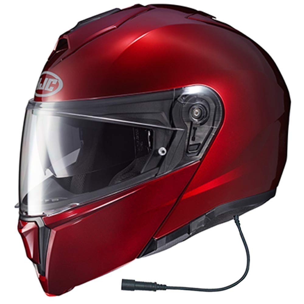 Hjc I90 Modular Motorcycle Helmet With Pin Hd Headset