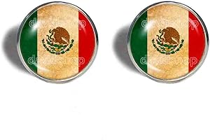 Aretes mexicanos de la bandera: Orgullo y patriotismo