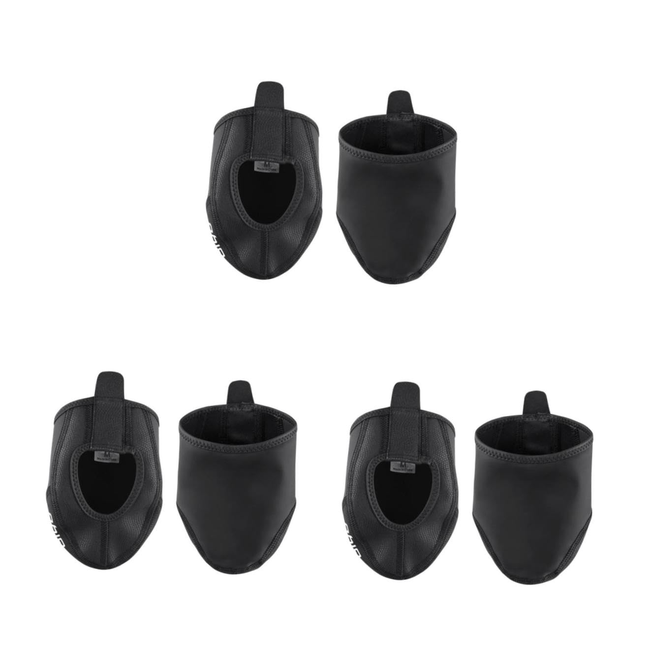 HANABASS 3 Pares Cubre Puntas de Ciclismo cubrezapatillas de Ciclismo MTB Accesorios Cubierta de Zapato Caliente Cubre Zapatos para Ciclismo Exterior Cubierta del Zapato Establecer Bloqueo