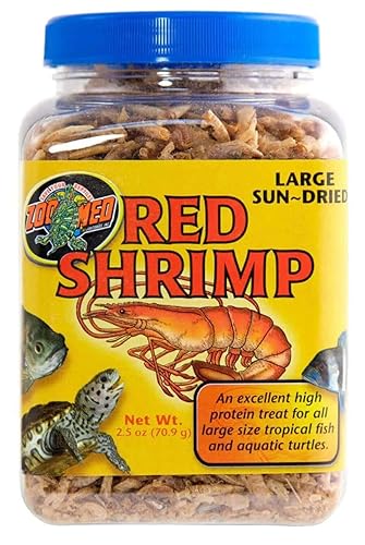 Zoo Med Sun Dried Large Red Shrimp, 2-1/2-Ounce
