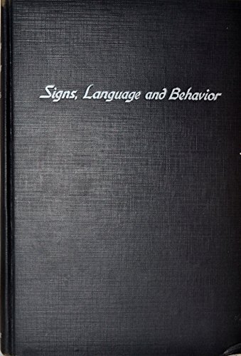 Signs, Language and Behavior B002M5PU2Y Book Cover
