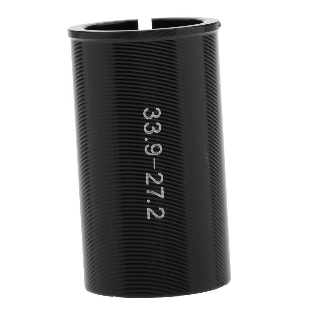 Poxzsfx Black Seatpost Shim 4Mm 8Mm 8Mm 2 To 9 Outstanding Aluminium Suitable For Trail Riding Seatpost Shim 25.4Mm 27. 31. 27.2 To 30.9 High Strength Mountain Road Bike Cover Bushing, To 33.